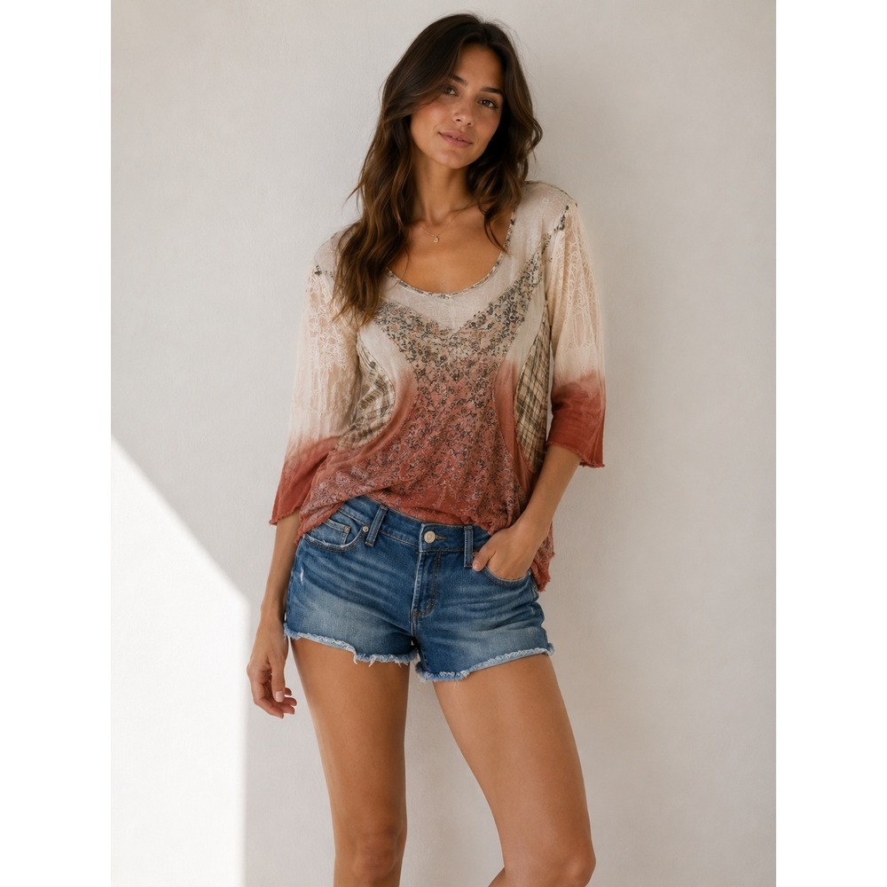Silver Jeans Co Suki Mid Rise Denim Cutoff Shorts Blue W32